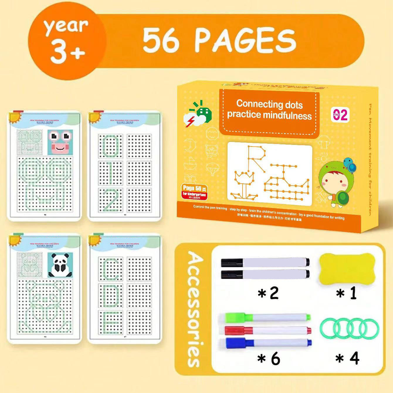 Livre d'activités point par point, 56 pages / 28 feuilles