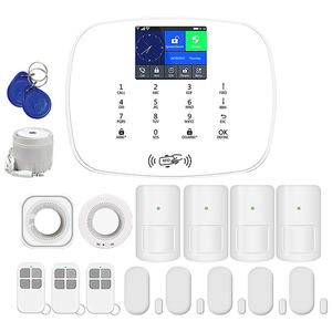 Sistema di Allarme Tuya WiFi+4G da 2,4 Pollici con Rilevamento Incendio, Sensore a Infrarossi, Sensore per <span class=keywords><strong>Porte</strong></span> <span class=keywords><strong>e</strong></span> <span class=keywords><strong>Finestre</strong></span> a 433Mhz <span class=keywords><strong>e</strong></span> Pannello di Sicurezza Domestica - Product Image 1