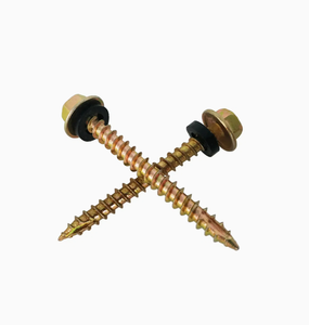 Nhà sản xuất bán buôn thép carbon tự khai thác ốc vít Vàng kẽm <span class=keywords><strong>Hex</strong></span> đầu đen PVC máy giặt giá cả cạnh tranh vàng kẽm <span class=keywords><strong>Hex</strong></span> - Product Image 2