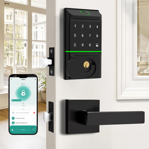 Cerradura inteligente con huella dactilar para puerta de hotel de oficina y apartamento estándar americano, cerradura de combinación de muelle de red WIFI para puerta de habitación - Product Image 6