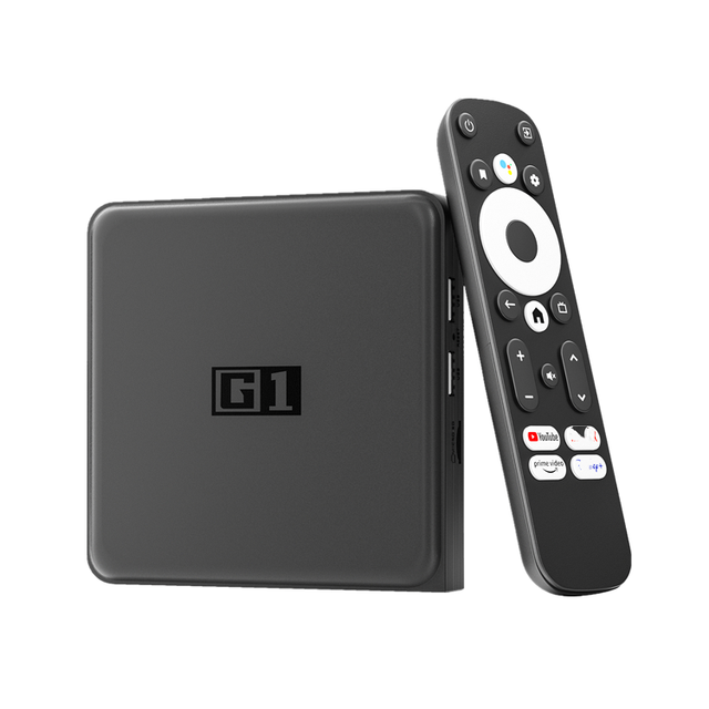 Kleincool G1 Smart TV Box 4k Google Certified Android Tv Box S905x4 Voice Control 4GB 32GB Android 11 Smart Tv Stick Set-top Box