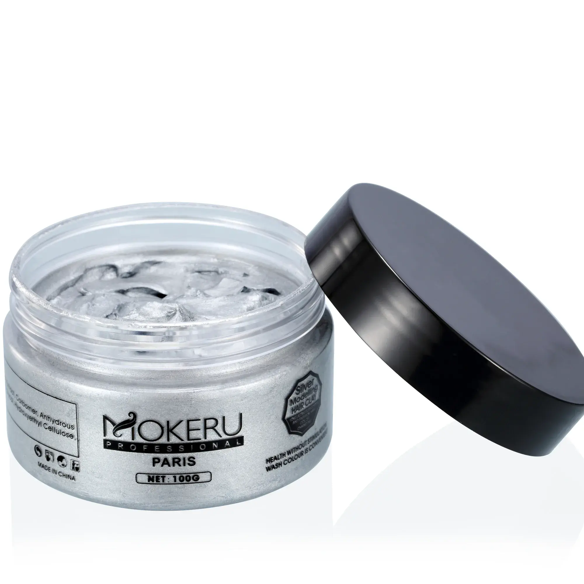 Groothandel Mokeru Natuurlijke Unisex Diy Haarkleur Wax Modder Kleurstof Crème Tijdelijke Haarklei Was Kleurverf Voor Haarstyling