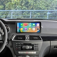 Écran tactile capacitif 10,25'' sans fil CarPlay Android Auto DSP pour Mercedes-Benz Classe C W205 GLC X253 V W447 2015-2018