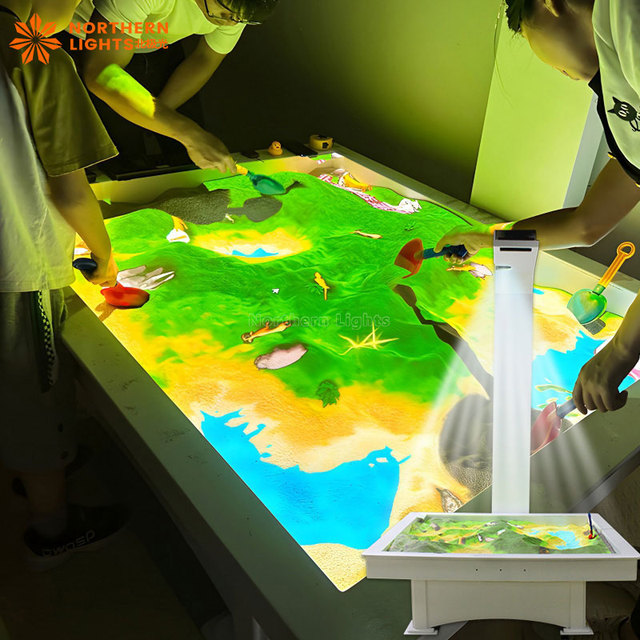Sand Table Sandbox Projection Mapping 3d Interactive Floor Projection Interactive Projector Games