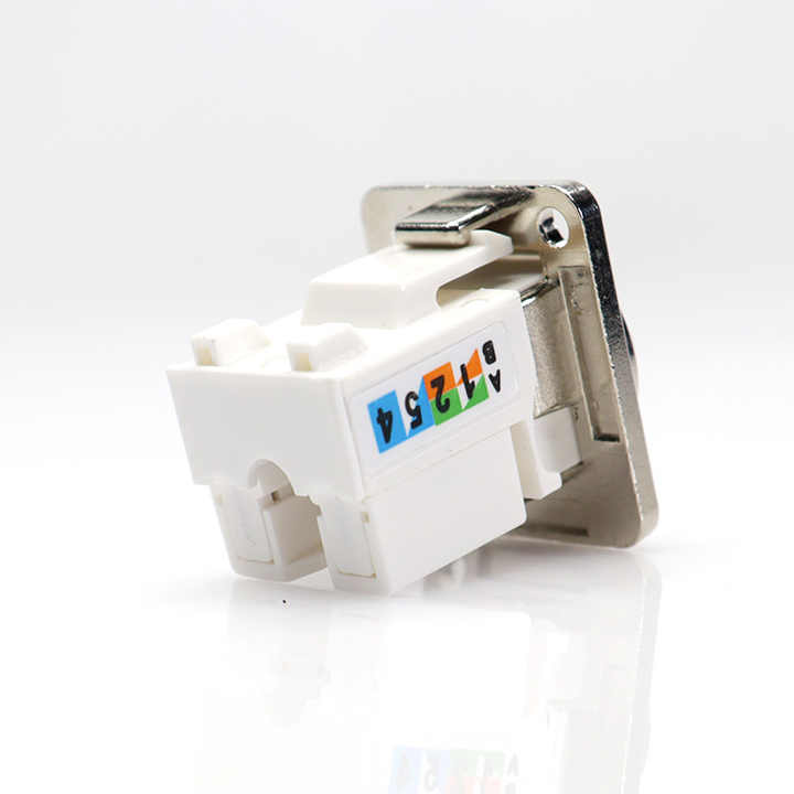 D-type Rj45 Panel Mount RJ45 Socket Female to Female Cat6 Data ...