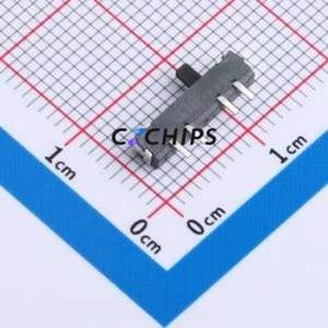 MSK-1128 Slide Switch SMD Switch Single Pole Three Throw Rectangle Pin Header Horizontal Mount 100mA - Product Image 2