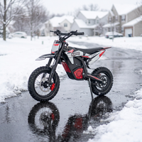 Moto électrique tout-terrain de conception nouvelle, 48V 1300W 1800W, moteur sans balais, roue de 14/12 pouces, >80 km/h, avec certification CE, à vendre