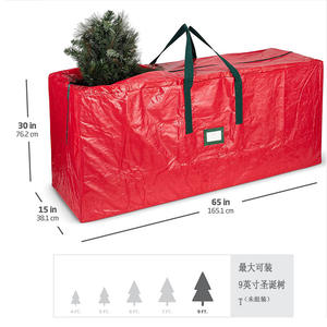 Bolsa de Regalo Impermeable para Árbol de Navidad, Apta para Árboles de hasta 9 Pies de Altura, Contenedor de Almacenamiento Navideño con Asas - Product Image 4