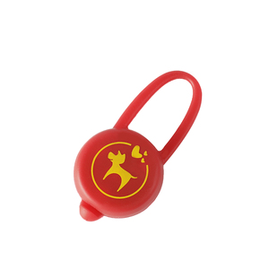 <span class=keywords><strong>Collar</strong></span> de perro mascota <span class=keywords><strong>LED</strong></span> recargable con accesorio colgante de silicona de patrón sólido - Product Image 1