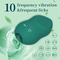 Vibrateur G-Spot pour Femme, Beauté pour Lèche-langue, 10 Fréquences de Vibration, Massage, Rechargeable par USB, Usage Adulte