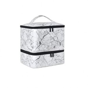 Free Sample Factory Custom <b>Nail</b> <b>Polish</b> <b>Organizer</b> Bag with Tool Layers Holder Detachable 2 Layers Manicure Tools <b>Organizer</b> - Product Image 3