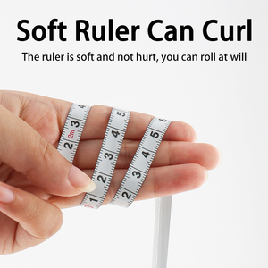 कस्टम रेट्रो कार्टून मीट्रिक इंच मापने टेप छोटे मिनी कीचेन 3-मीटर मीट्रिक टेप सिलाई के लिए - Product Image 2