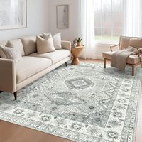 Tapis de style ethnique pour chambre à coucher américain rétro étude tapis de sol antidérapant bohême salon décoration tapis lavable tapis de salon