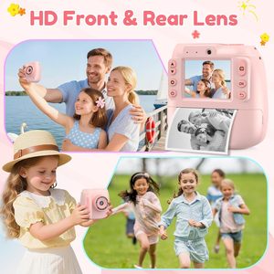 กล้องถ่ายรูปขนาดเล็กสำหรับเด็ก พร้อมเครื่องพิมพ์ภาพในตัว - Product Image 2