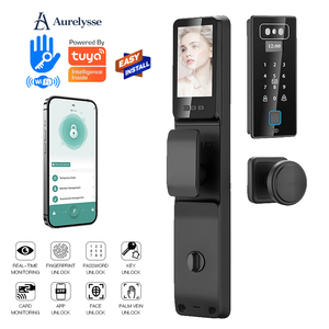 Serrure de porte numérique intelligente Aurelysse avec carte IC cryptée et technologie anti-espionnage Phantom Password pour <span class=keywords><strong>la</strong></span> gestion multi-utilisateurs - Product Image 1