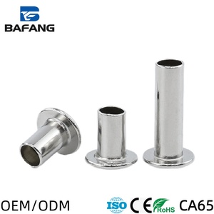 Remaches semitubulares de cabeza redonda de acero y aluminio no estándar M3-M10 DIN 7338 B para revestimiento de frenos - Categoría de producto: Remaches - Product Image 1
