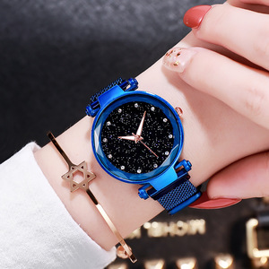 Reloj de cuarzo para mujer con esfera grande, doble calendario, luminoso, resistente al agua, correa de acero, venta al por mayor y procesamiento. - Product Image 2