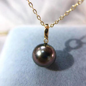 จี้เงินแท้ S925 พร้อมลูกปัดกลมขนาด 8-11 มม. อุปกรณ์ทำเครื่องประดับมุก DIY ตัวล็อคจี้เปล่าสำหรับเสื้อโค้ทผู้หญิง สร้อยคอ 3651 - Product Image 3