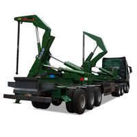 Grue de levage latérale de remorque de chargeur de côté de poussoir de camion de 60 tonnes semi pour le conteneur de 20ft 40ft