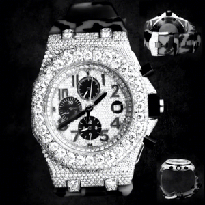 Relojes de Lujo de Acero Inoxidable con Incrustaciones de Diamantes, Probados con el Probador de Diamantes, Reloj Mecánico Automático de Alta Calidad con Incrustaciones de Moissanita para Hombre - Product Image 1