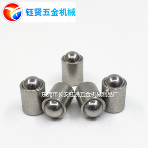 YX Spring Loaded Ball Bearings D4 L5 D5 L6 D6 L7 D8 L9 Stainless Steel Precision Locating Screws Cylindrical Head Polished - Product Image 3