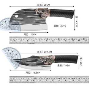 Dragon Head Cleaver Stainless Steel 8-9.9 In Multi Purpose Kitchen Knife For Meat Bone Cutting - Product Image 4