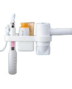 Caja de almacenamiento <span class=keywords><strong>para</strong></span> athroom, soporte <span class=keywords><strong>para</strong></span> secador de pelo manos libres con rizador <span class=keywords><strong>para</strong></span> baño y hogar, gran oferta - Product Image 1