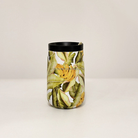 Bouteille d'eau isotherme à double paroi en acier inoxydable 12oz 16oz, motif personnalisé, boîte hexagonale, vente en gros, mug