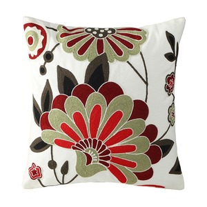 <span class=keywords><strong>Funda</strong></span> de Almohada 100% Poliéster con Bordado de Flores, Estilo Nórdico, para Sofá, Reposacabezas, Oficina, Personalizable - Product Image 4
