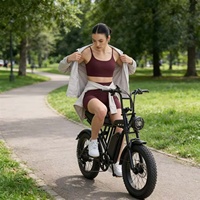 Vélo électrique tout-terrain EU Standard NQX 20 pouces 1500W, moteur sans balais au lithium 48V 15Ah, suspension intégrale, cadre en acier, 7 vitesses