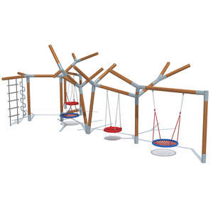 Parque de atracciones <span class=keywords><strong>Niños</strong></span> <span class=keywords><strong>Escalada</strong></span> Tipo de red Patio de juegos Cuerda Equipo de red Equipo de patio de recreo al aire libre - Product Image 6