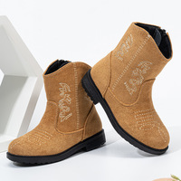 Bottes pour enfants unisexes durables, imperméables, confortables et légères pour les activités de plein air Bottes de cow-boy pour enfants
