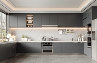 Usine directement en Chine Cuisine automatique sous armoire Matériau léger en bois Système de levage d'armoire de cuisine en bois