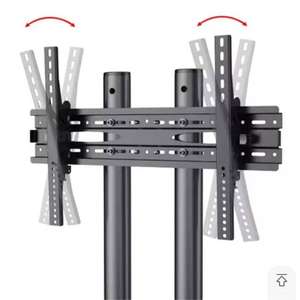 非常に人気のある調節可能なフルモーションTVスタンドTVカートホイール付き32〜70インチ最大50kg TV画面 - Product Image 4