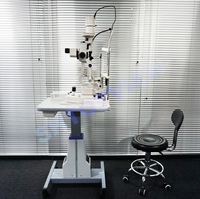 Hot Seller Optics Instruments LS-4 Slit Lamp Microscope LED Light Version 5x with Metal Basement for Optometry