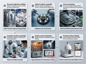 กล้องวงจรปิดความคมชัดสูง4MP Wi-Fi แอปพลิเคชั่น Tuya กล้องรักษาความปลอดภัยอัจฉริยะ Wi-Fi 360พาโนรามากล้องบ้านร้านค้า - Product Image 4