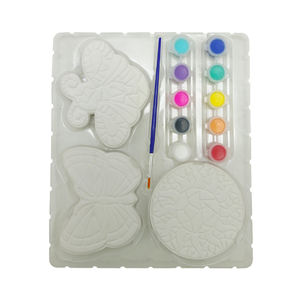 Elsas set <span class=keywords><strong>di</strong></span> arti e mestieri per bambini figurine <span class=keywords><strong>di</strong></span> pittura fai da te kit artigianali giocattoli educativi pittura gesso - Product Image 5