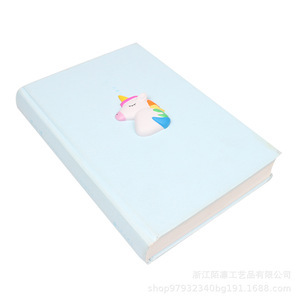 EVA Unicorn Book Sticker Slow <b>Rebound</b> Fidget Toy Portable Gift For Kids 5-7 Years Unisex - Product Image 1