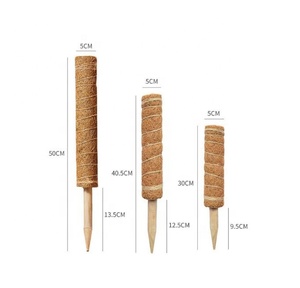 Suporte de planta de jardim escalada <span class=keywords><strong>coco</strong></span> totem vara musgo pólo - Product Image 1