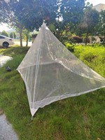 Tente en maille personnalisée de style pyramidal, moustiquaire d'extérieur pour le camping