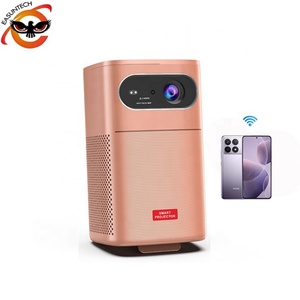 EASUNTECH M1 Battery Pico hd 1080p Rechargeable Pocket DLP Led Portable <b>Mini</b> 4K 3D TV Outdoor Indoor Telephone Vidéo Projector - Product Image 1