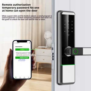 स्थिर पीतल स्मार्ट लॉक उन्नत अर्धचालक फिंगरप्रिंट सेंसर क्षण खुला दरवाजा पहचान-अनन्य फिंगरप्रिंट - Product Image 4