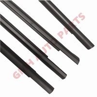 Kit de 4 Garnitures de Porte Extérieures pour Hyundai Tucson IX35 2009-2017 Joint d'Étanchéité de Vitre Anti-Intempéries