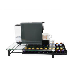 Support de tiroir de rangement original <span class=keywords><strong>Nespresso</strong></span> en verre trempé cristal <span class=keywords><strong>pour</strong></span> 60 pièces <span class=keywords><strong>Capsules</strong></span> <span class=keywords><strong>Nespresso</strong></span> - Product Image 6