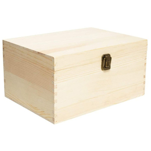 Custom Crafts Decorative Wooden Box Pine Wood Box Wood Chest