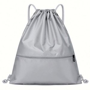 Design Custom Polyester <b>Drawstring</b> Double-shoulder <b>Drawstring</b> Backpack Sports and Fitness <b>Waterproof</b> <b>Bag</b> - Product Image 2