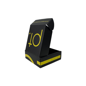 Boîte d'expédition de <span class=keywords><strong>robe</strong></span> d'enveloppe d'emballage de papier de carton ondulé <span class=keywords><strong>noir</strong></span> mat imprimé de <span class=keywords><strong>petite</strong></span> entreprise avec le logo personnalisé - Product Image 3