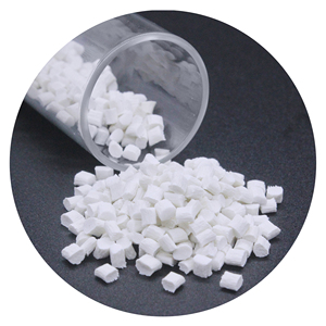 Granuli per animali domestici per uso alimentare in resina di colore naturale ignifugo <span class=keywords><strong>pellet</strong></span> per animali domestici materiali plastici resistenti serie GF30 - Product Image 1