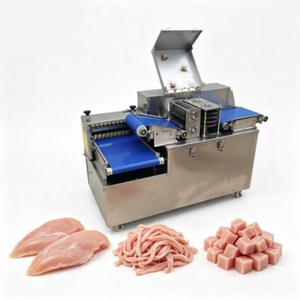 Súper Rendimiento 	 Máquina Cortadora de Pechuga de <span class=keywords><strong>Pollo</strong></span> en Cubos 	 Máquina Rebanadora de Carne, Rebanadora de Cordero y Res 	 Máquina Automática para Cortar <span class=keywords><strong>Pollo</strong></span> - Product Image 6