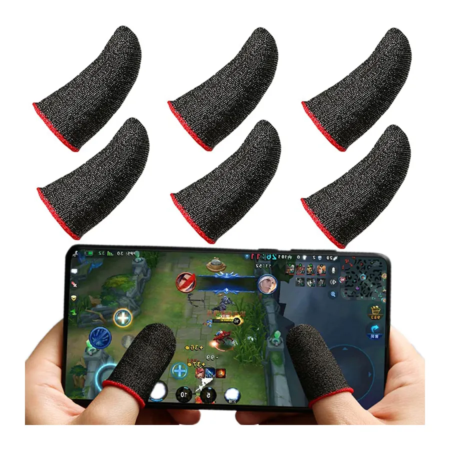 Original Quality Fiberglass Finger Sleeve Flexible Glass Fiber Finger Gloves for Mobile Games COD Gaming